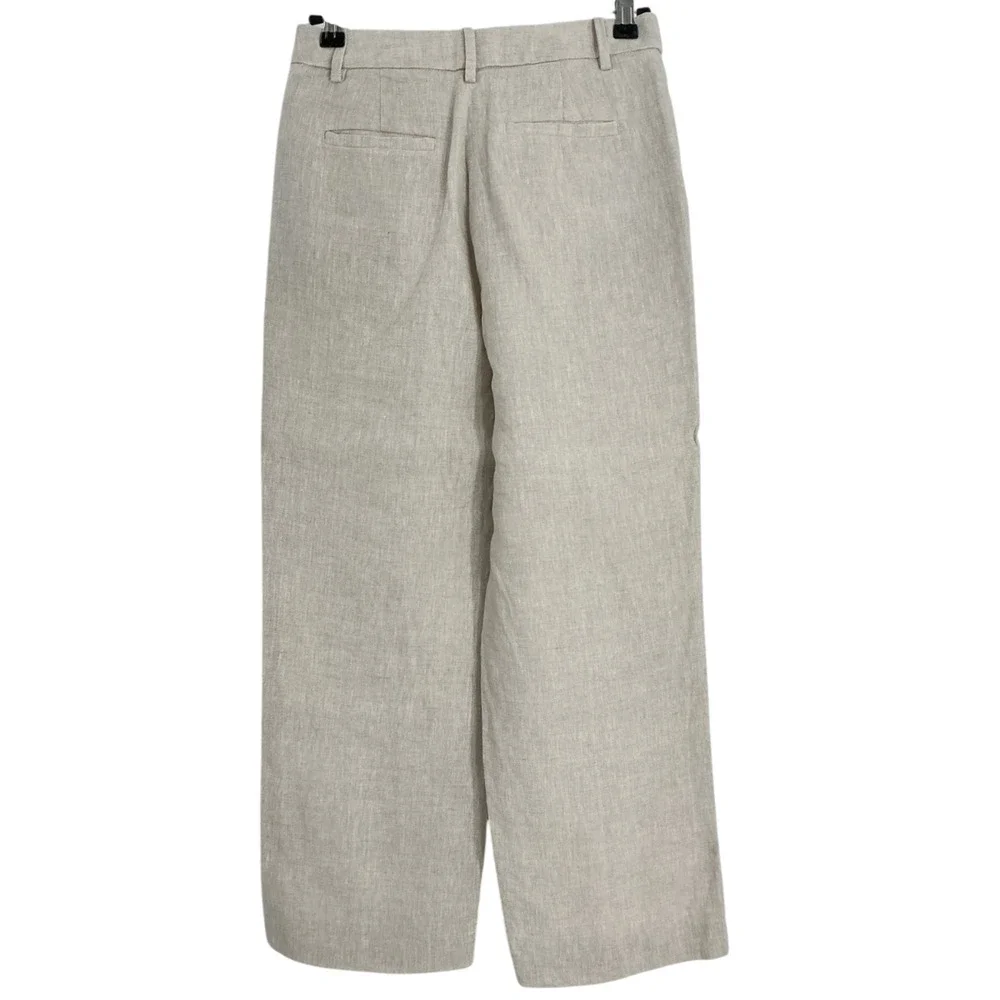Banana Republic tan linen